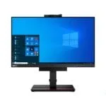Ordinateur professionnel all-in-one avec écran tactile et webcam, parfait pour le télétravail et l'entreprise, haute performance et design moderne.