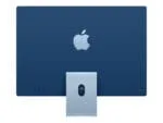 Apple iMac arrière avec caméra et logo, vue de dos, ordinateur de bureau élégant, technologie moderne, design épuré, matériel informatique haut de gamme, pour usage professionnel ou personnel.