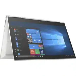 Laptop convertible HP avec écran tactile 2-en-1, compatible Windows 10, pour productivité, divertissement et utilisation flexible.