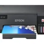 Imprimante Epson avec réservoir d'encre refillable, idéale pour impression couleur de haute qualité, adaptée aux petites entreprises et aux particuliers.