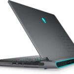 Ordinateur portable gaming Alienware avec écran haute performance, clavier rétroéclairé, hautes performances et design futuriste. Parfait pour les gamers et passionnés de technologie.