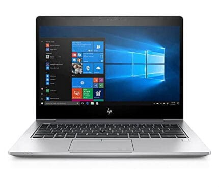 Portable ordinateur HP avec écran Windows 10 pour productivité et loisirs.