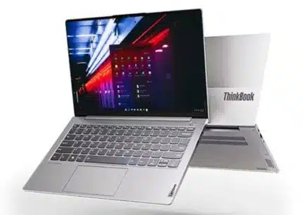 Ordinateur portable Lenovo ThinkBook moderne, léger et design pour le travail et loisir, compatible avec les logiciels professionnels et multimédia. Idéal pour étudiants et professionnels.