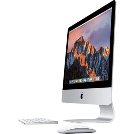 Ordinateur tout-en-un Apple iMac 21,5 pouces avec écran Retina, clavier sans fil et souris, design élégant, performances puissantes, idéal pour le travail et le divertissement, disponible chez DestockAfric.