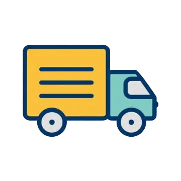 Camion de livraison avec une cargaison, représentant la logistique et l'expédition en Afrique.