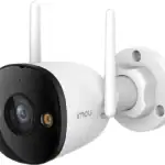 Caméra de sécurité Wi-Fi extérieure avec double antenne, vidéosurveillance HD, idéale pour la surveillance à domicile, connectivité sans fil, protection de la maison et surveillance en temps réel.