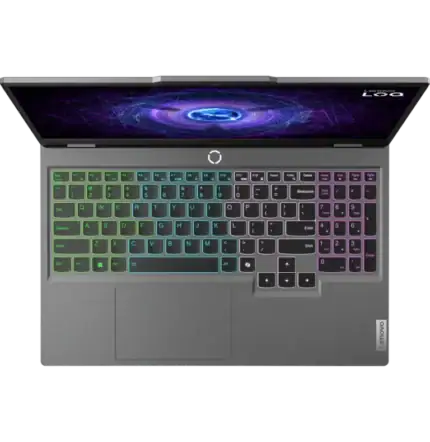 Clavier rétroéclairé pour ordinateur portable Lenovo avec touches multicolores, design moderne et élégant, idéal pour gaming et productivité, accessoire informatique innovant.