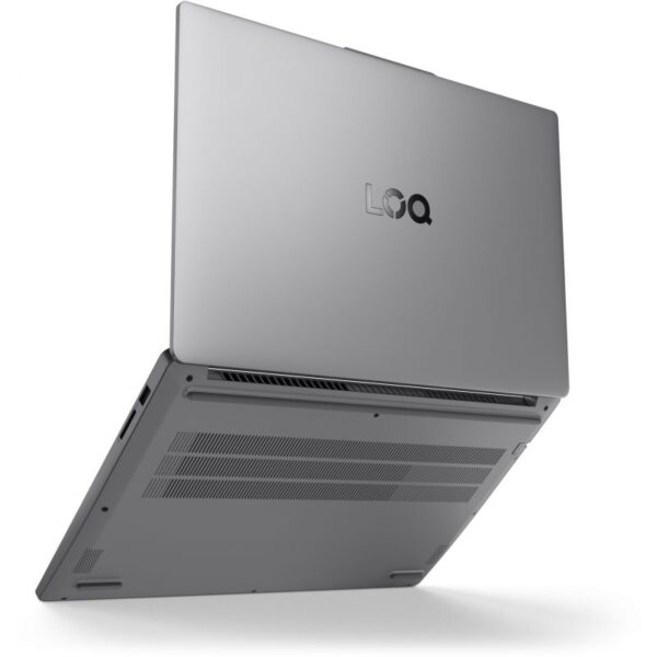 LQX ordinateur portable élégant en gris, avec logo visible, conçu pour une utilisation professionnelle et personnelle, offrant Performances et modernité.