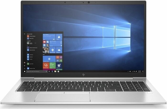 Ordinateur portable HP avec Windows 10, prêt pour le bureau ou le télétravail, offrant performance et fiabilité pour les professionnels et étudiants.