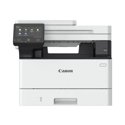 Imprimante multifonction laser couleur Canon pour bureaux professionnels, impression, copie, scan haute qualité, compatible réseau.