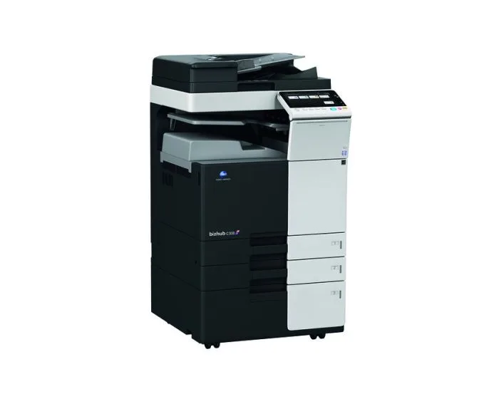 Imprimante multifonction professionnelle couleur pour bureau, impression, numérisation, photocopie, connectivité Wi-Fi, haute vitesse, fiabilité.