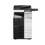 Imprimante multifonction laser noire et blanche, idéale pour bureaux, copie, impression et numérisation, performante et économique.