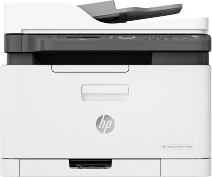 Imprimante multifonction HP couleur laser, idéale pour bureautique, impression, copie et numérisation, performance fiable pour entreprises et particuliers.