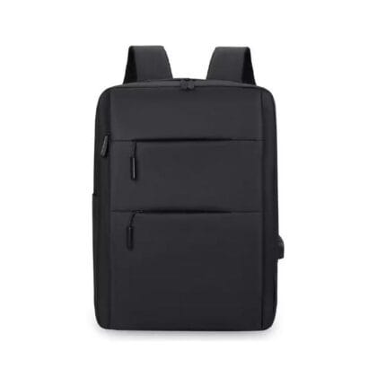 Sac à dos anthracite imperméable pour ordinateur portable avec port de charge USB - DestockAfric